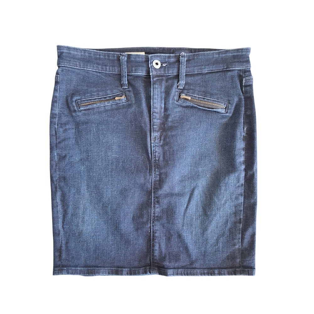 AG Adriano‎ Goldschmied 29 Kodie Biker Pencil Skirt Denim Causal Summer Concert